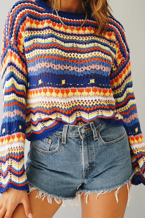 Let's Get Away Knit Sweater