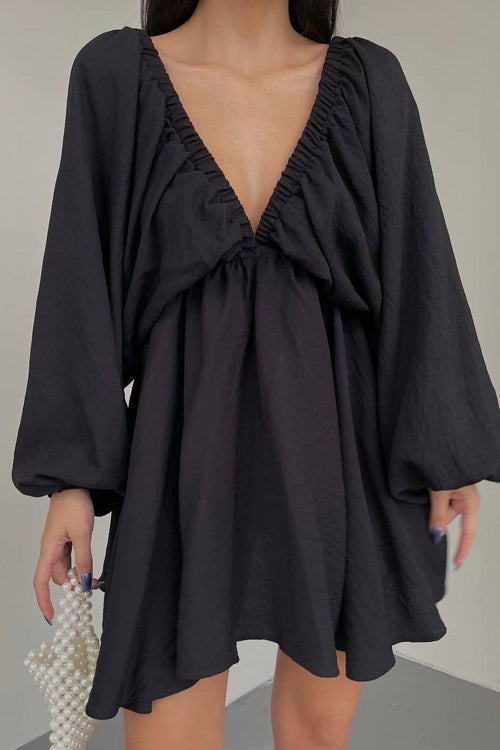 Feeling So Sweet V-neck Mini Dress