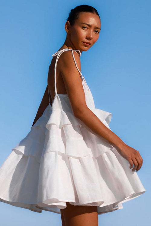 Love Found Ruffled Mini Dress