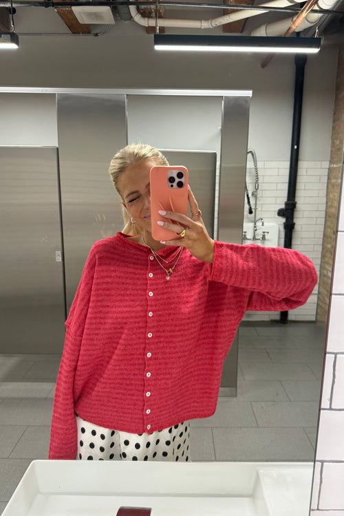 Attractively Cozy Soft Striped Knit Cardigan - 6 Colors