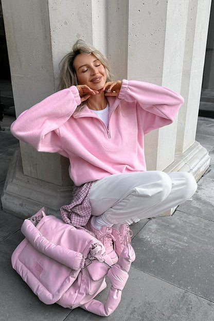 Cozy Sweetness Fleece Pullover Sweatshirt
