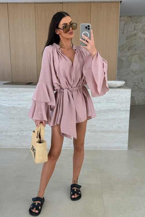 Admirably Chic Flare Mini Dress