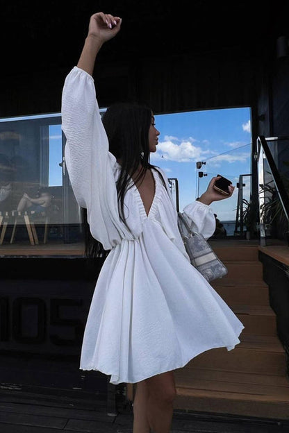 Feeling So Sweet V-neck Mini Dress