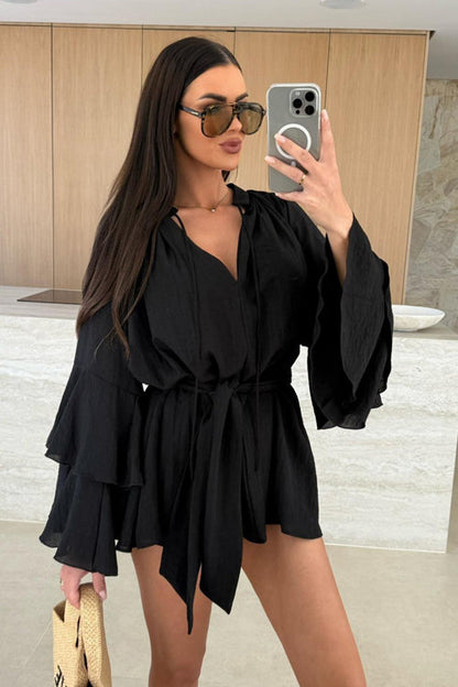 Admirably Chic Flare Mini Dress