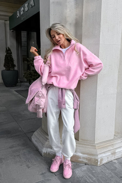 Cozy Sweetness Fleece Pullover Sweatshirt