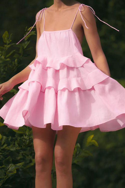 Love Found Ruffled Mini Dress