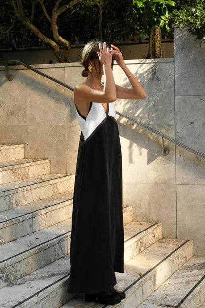 Easily Gorgeous V-Neck Sleeveless Maxi Dress
