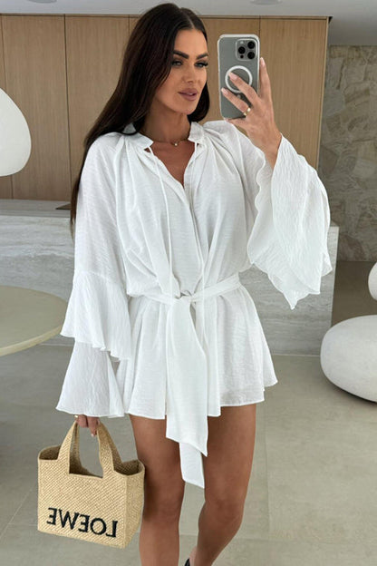 Admirably Chic Flare Mini Dress