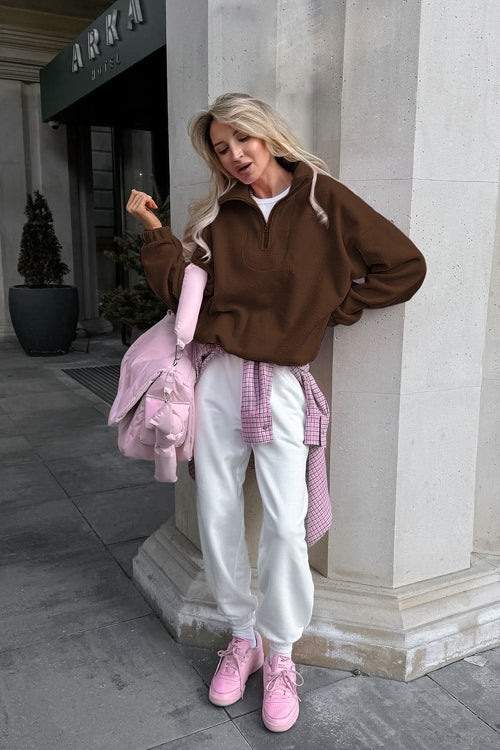 Cozy Sweetness Fleece Pullover Sweatshirt