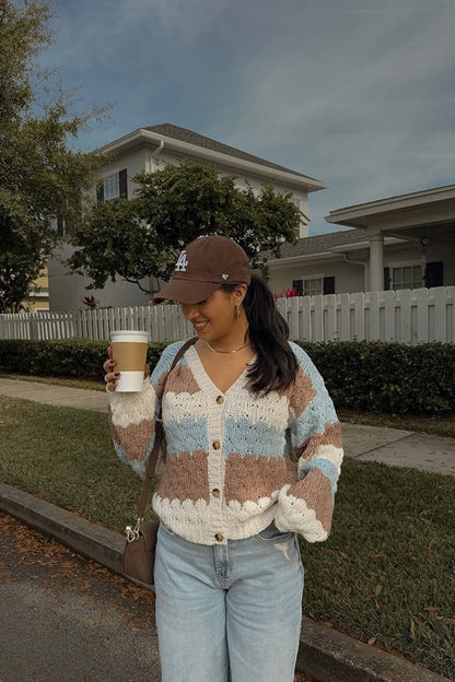 Cozy Ease Button Down Knit Cardigan Sweater