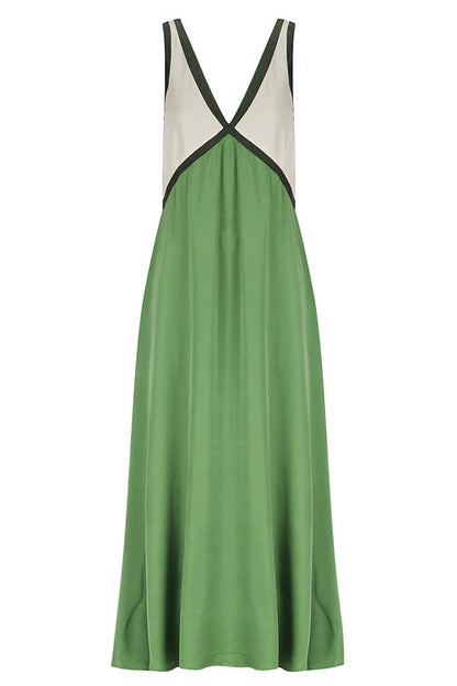 Easily Gorgeous V-Neck Sleeveless Maxi Dress