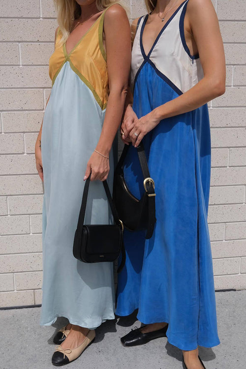 Easily Gorgeous V-Neck Sleeveless Maxi Dress