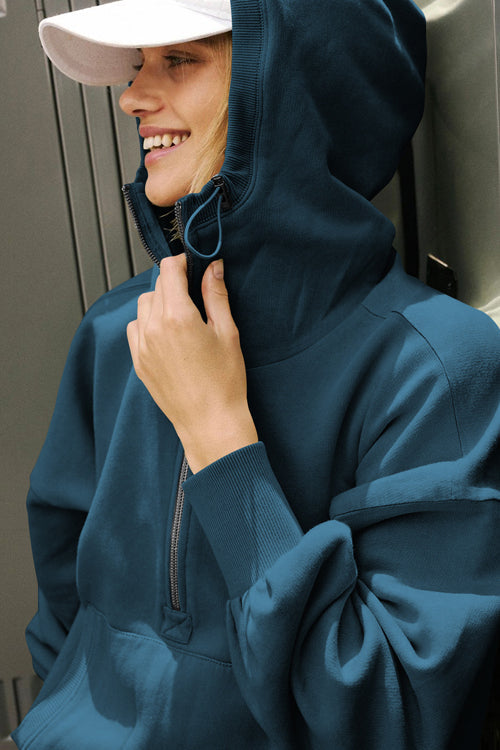 Cuddled Up Days Pocket Hoodie Top