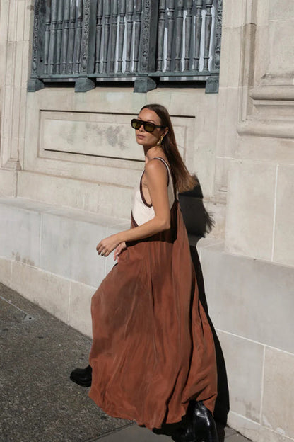 Easily Gorgeous V-Neck Sleeveless Maxi Dress