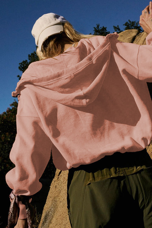 Cuddled Up Days Pocket Hoodie Top