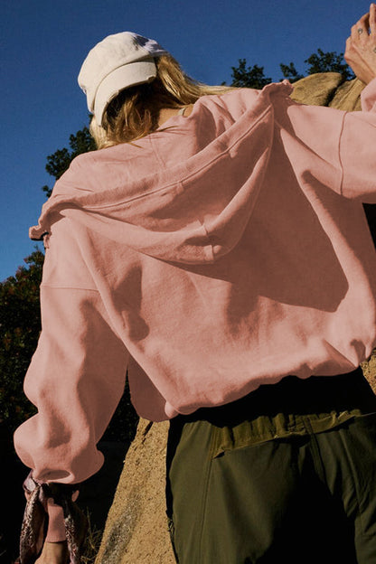 Cuddled Up Days Pocket Hoodie Top