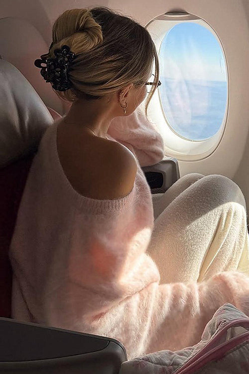 Meet Cozy Off Shoulder Knit Sweater