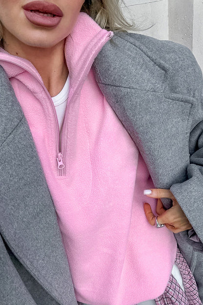 Cozy Sweetness Fleece Pullover Sweatshirt