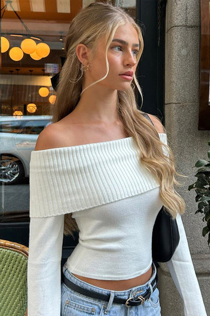 Endearing Appeal Ribbed Knit Top