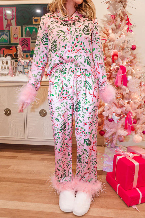 Sweet Dreams Feather Pajama Set