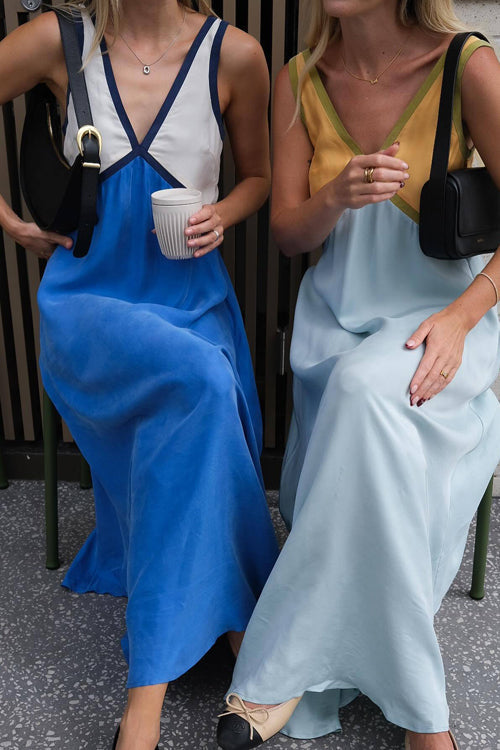 Easily Gorgeous V-Neck Sleeveless Maxi Dress