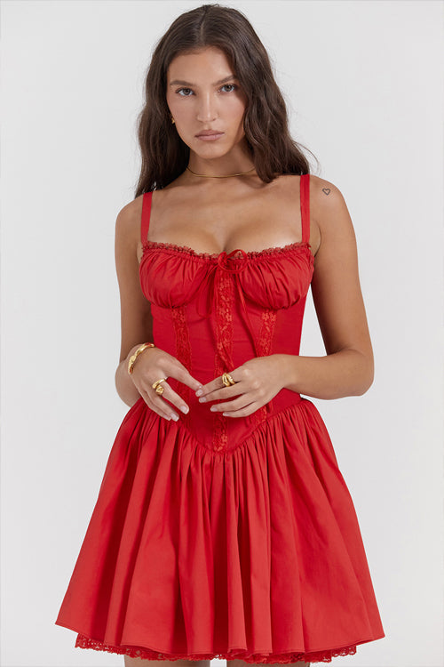 Love In Your Eyes Skater Mini Dress