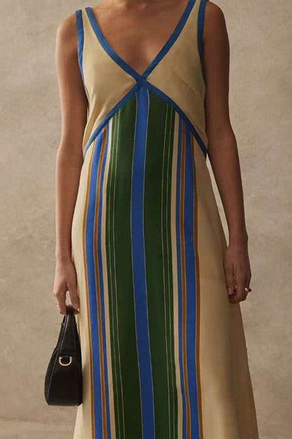 Easily Gorgeous V-Neck Sleeveless Maxi Dress