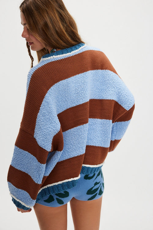 Moments of Cozy Striped Pullover Sweater