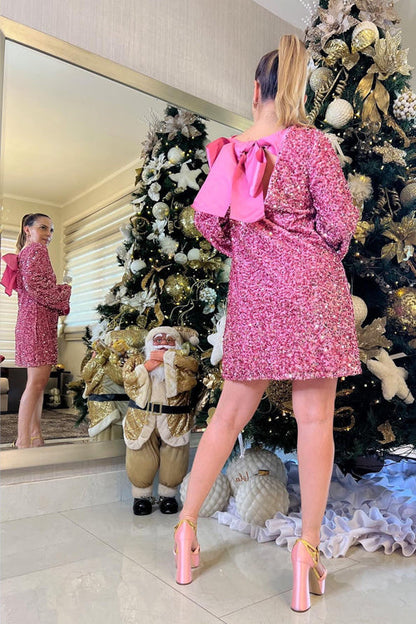 Shine For Tonight Sequin Mini Dress