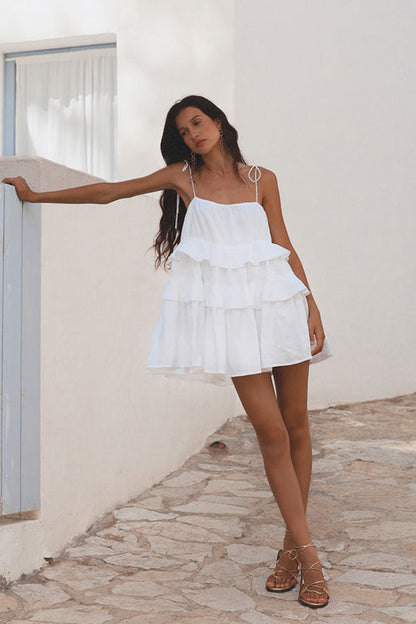 Love Found Ruffled Mini Dress