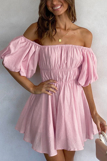 Stunning Inspiration Flare Mini Dress
