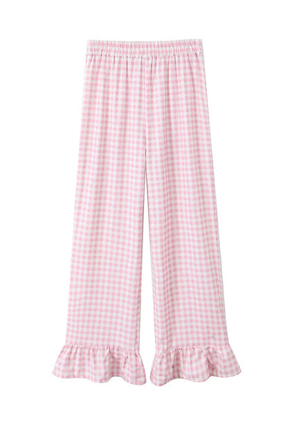 Take A Walk Gingham Pants