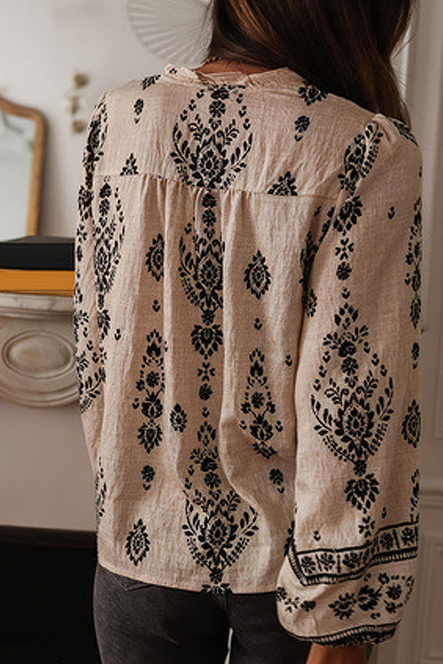 Feeling So Cute Print Cotton Top