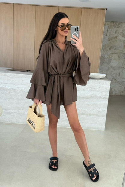 Admirably Chic Flare Mini Dress