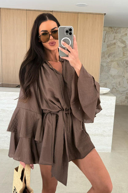 Admirably Chic Flare Mini Dress