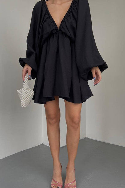Feeling So Sweet V-neck Mini Dress