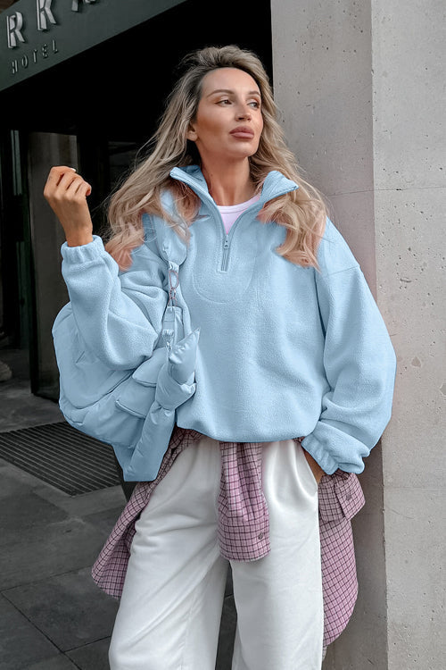 Cozy Sweetness Fleece Pullover Sweatshirt