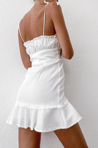 Best Of You White Mini Dress