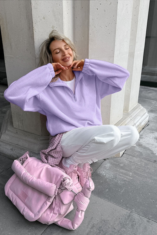 Cozy Sweetness Fleece Pullover Sweatshirt