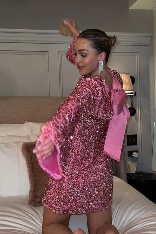 Shine For Tonight Sequin Mini Dress