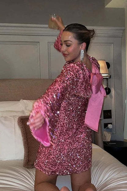 Shine For Tonight Sequin Mini Dress