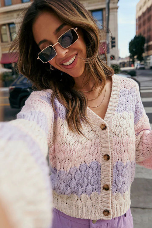 Cozy Ease Button Down Knit Cardigan Sweater