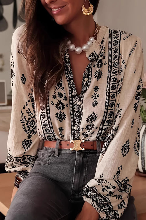 Feeling So Cute Print Cotton Top