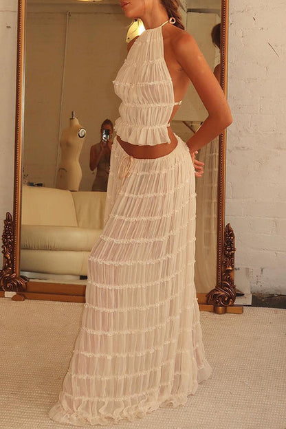 Reinette Bohemian Ruffled Set