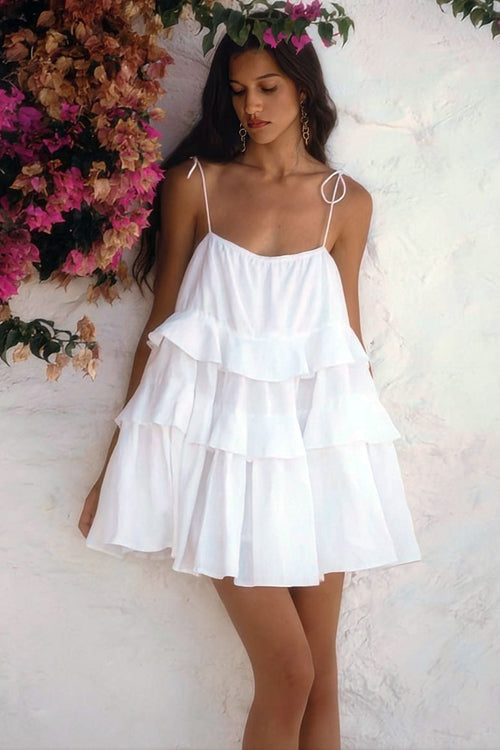 Love Found Ruffled Mini Dress