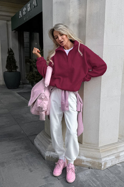 Cozy Sweetness Fleece Pullover Sweatshirt