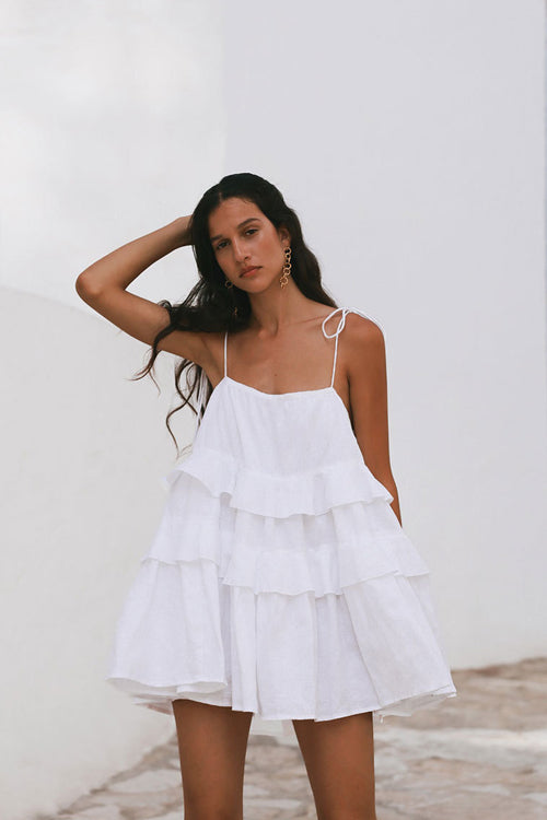 Love Found Ruffled Mini Dress