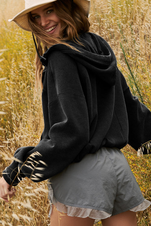 Cuddled Up Days Pocket Hoodie Top