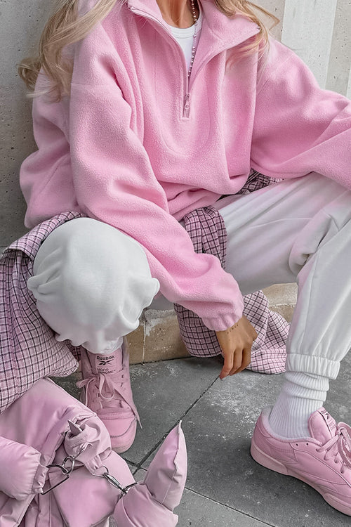 Cozy Sweetness Fleece Pullover Sweatshirt