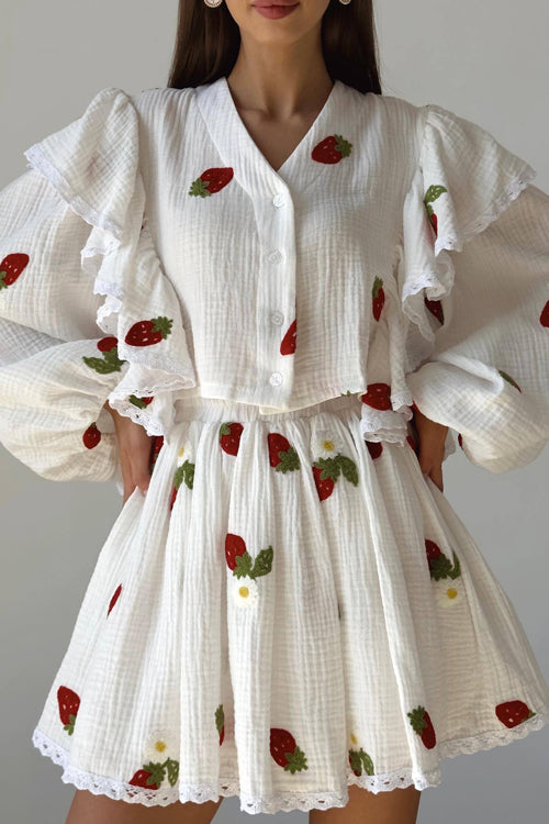 Essence of Adorable Ruffled Suit